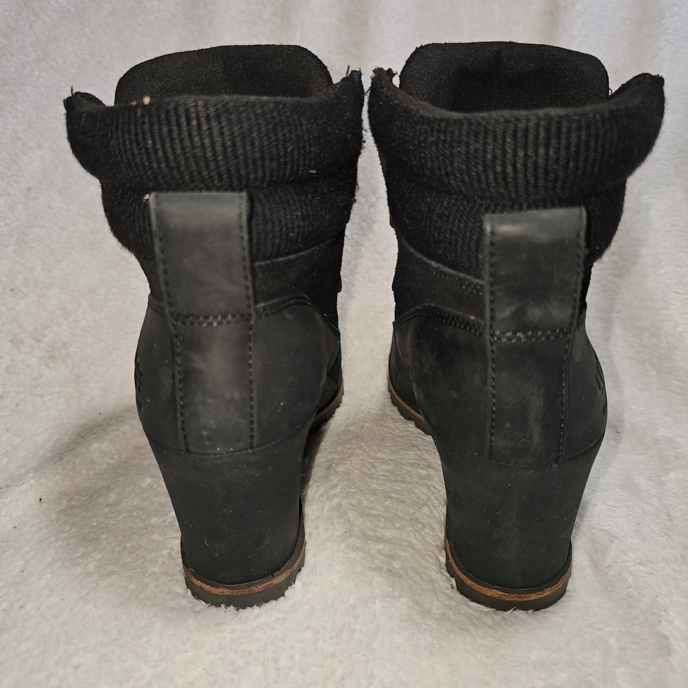UGG Black Wedge Boots - Picture 9 of 12